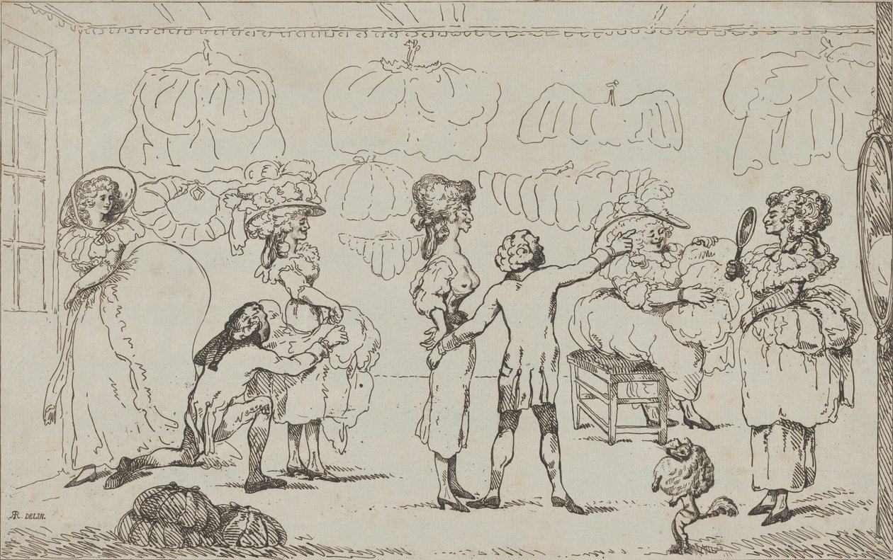 The Bum Shop, 11. heinäkuuta 1785. tekijältä R. Rushworth.