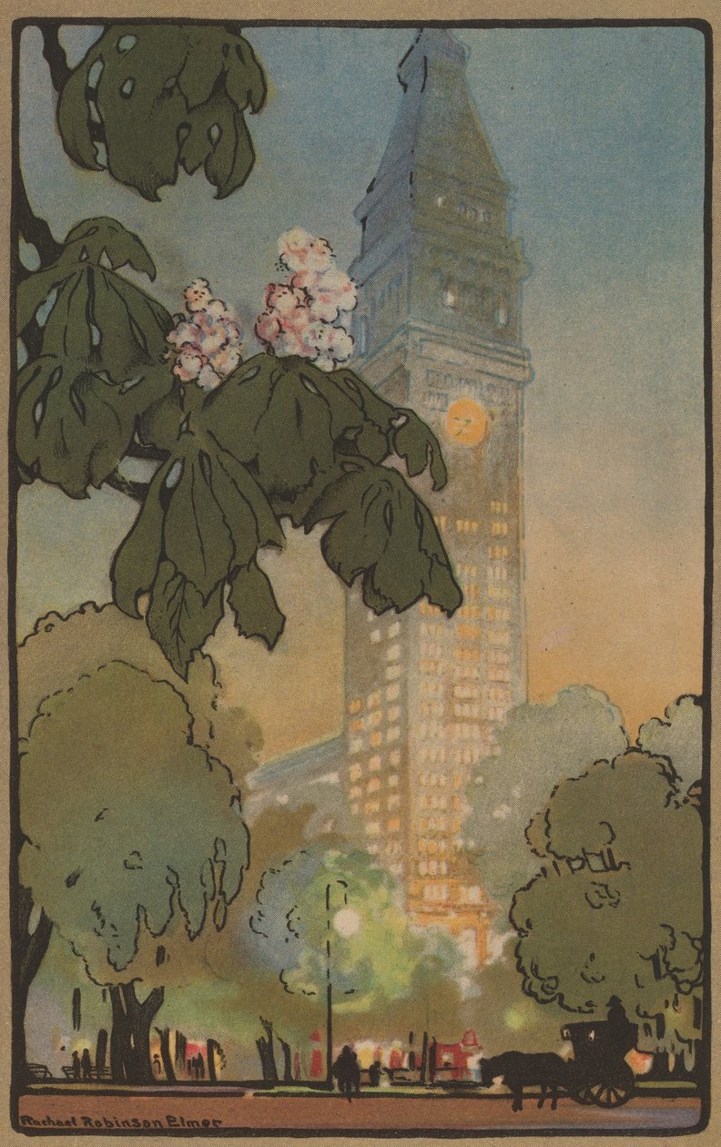 Metropolitan Tower kesäiltana, 1914. tekijältä Rachael Robinson Elmer