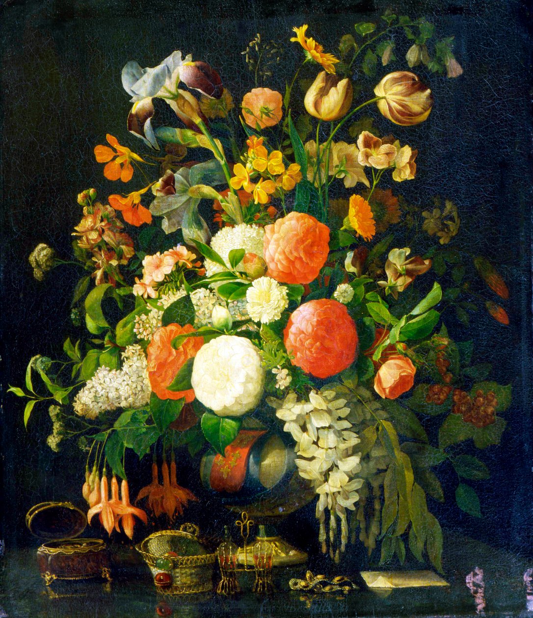 Kukat, 1700-luku tekijältä Rachel Ruysch