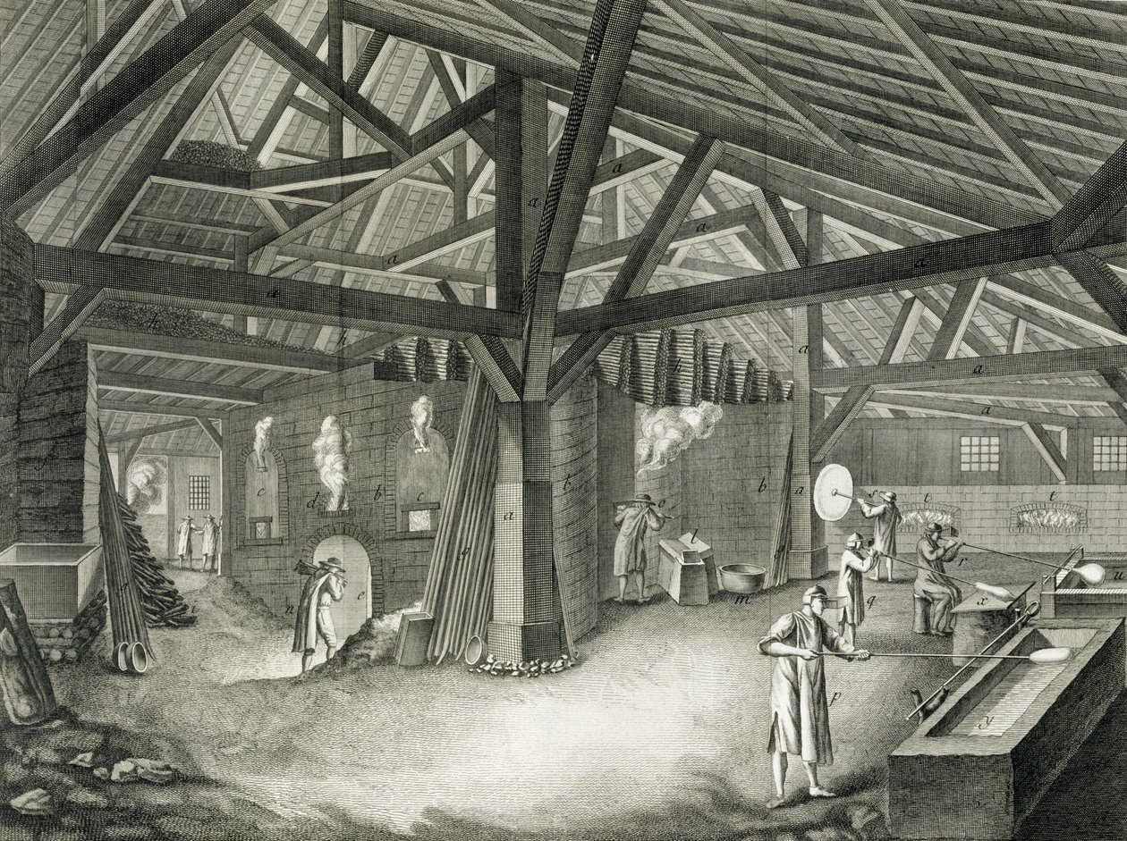 Lasinvalmistustehdas, Denis Diderot
