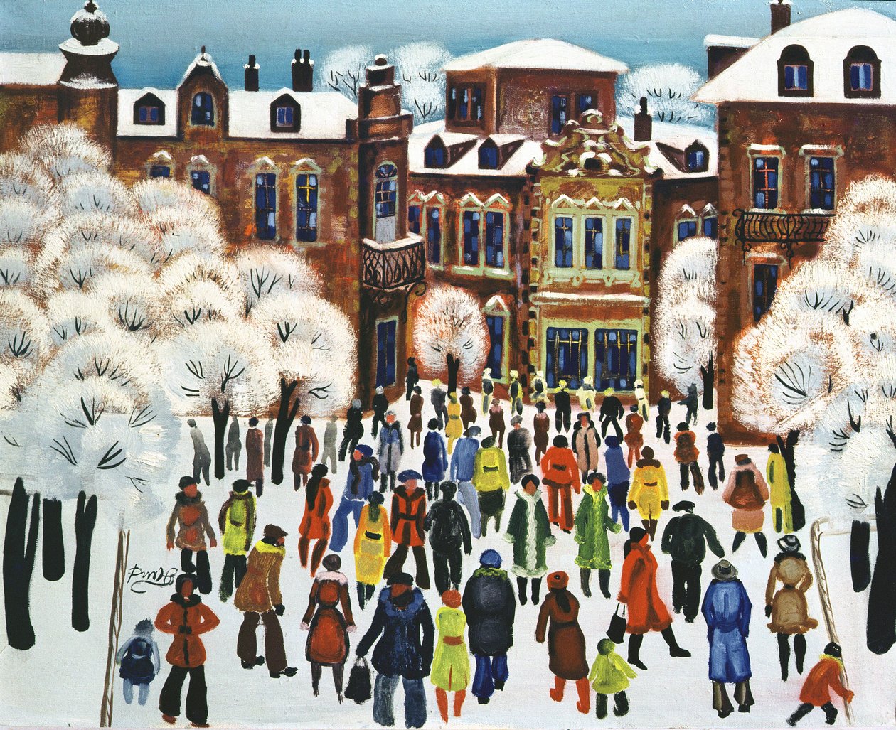 Talvipäivä kaupungissa, 1975 tekijältä Radi Nedelchev
