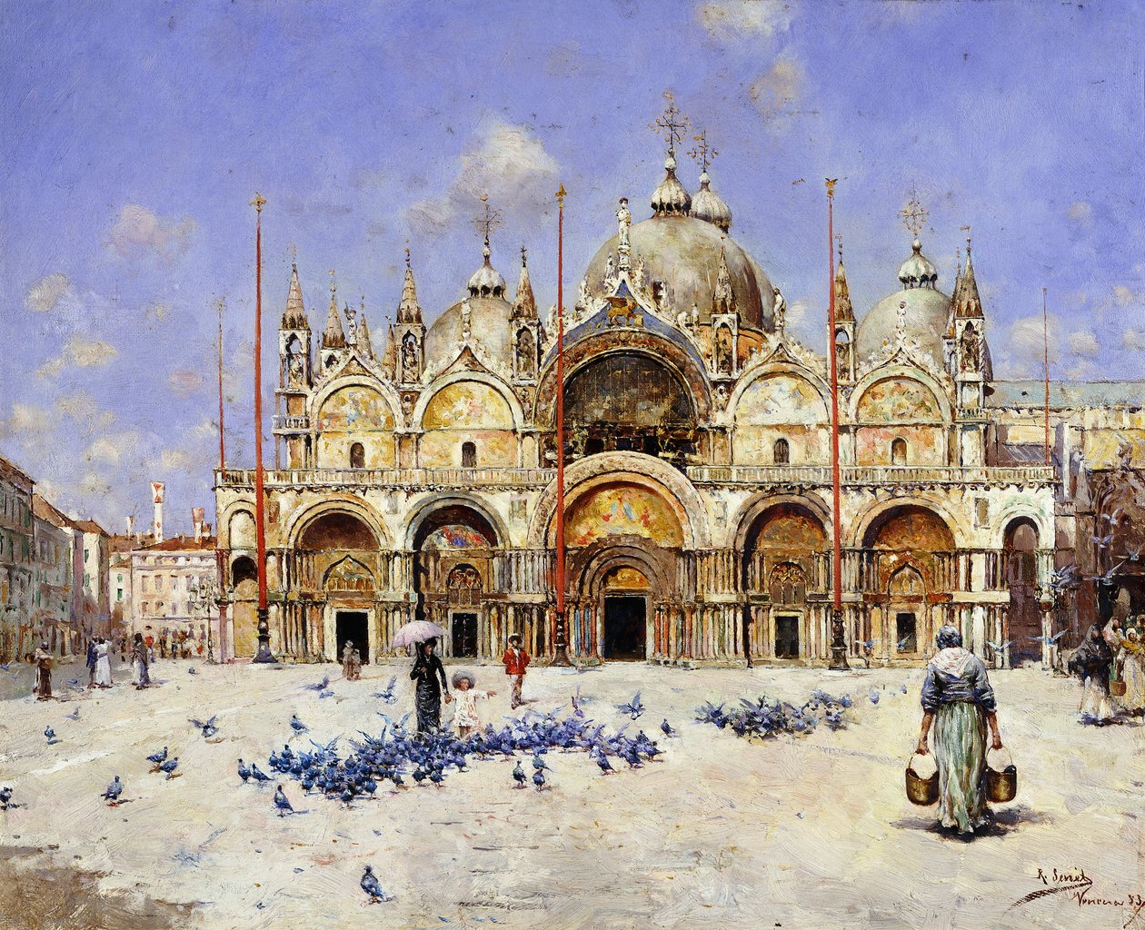 San Marco, Venetsia, 1883 tekijältä Rafael Senet