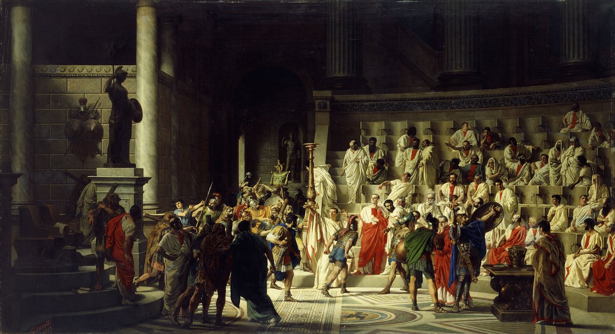 Julius Caesarin viimeinen senaatti tekijältä Raffaele Giannetti