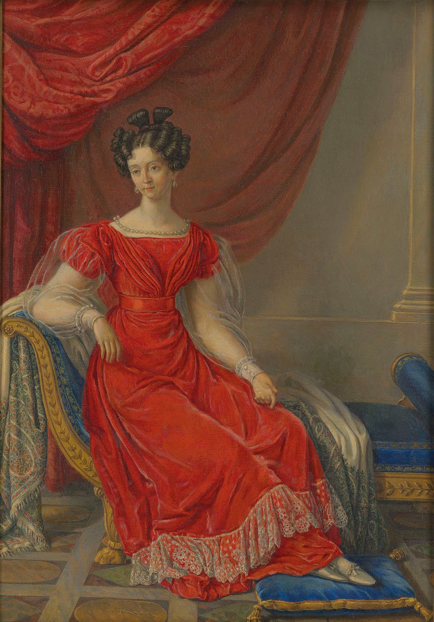 Maria Theresa Itävalta 1801-1855, Sardinian kuningatar, 1800-luvun ensimmäinen puolisko... tekijältä Raffaelle Giovannetti
