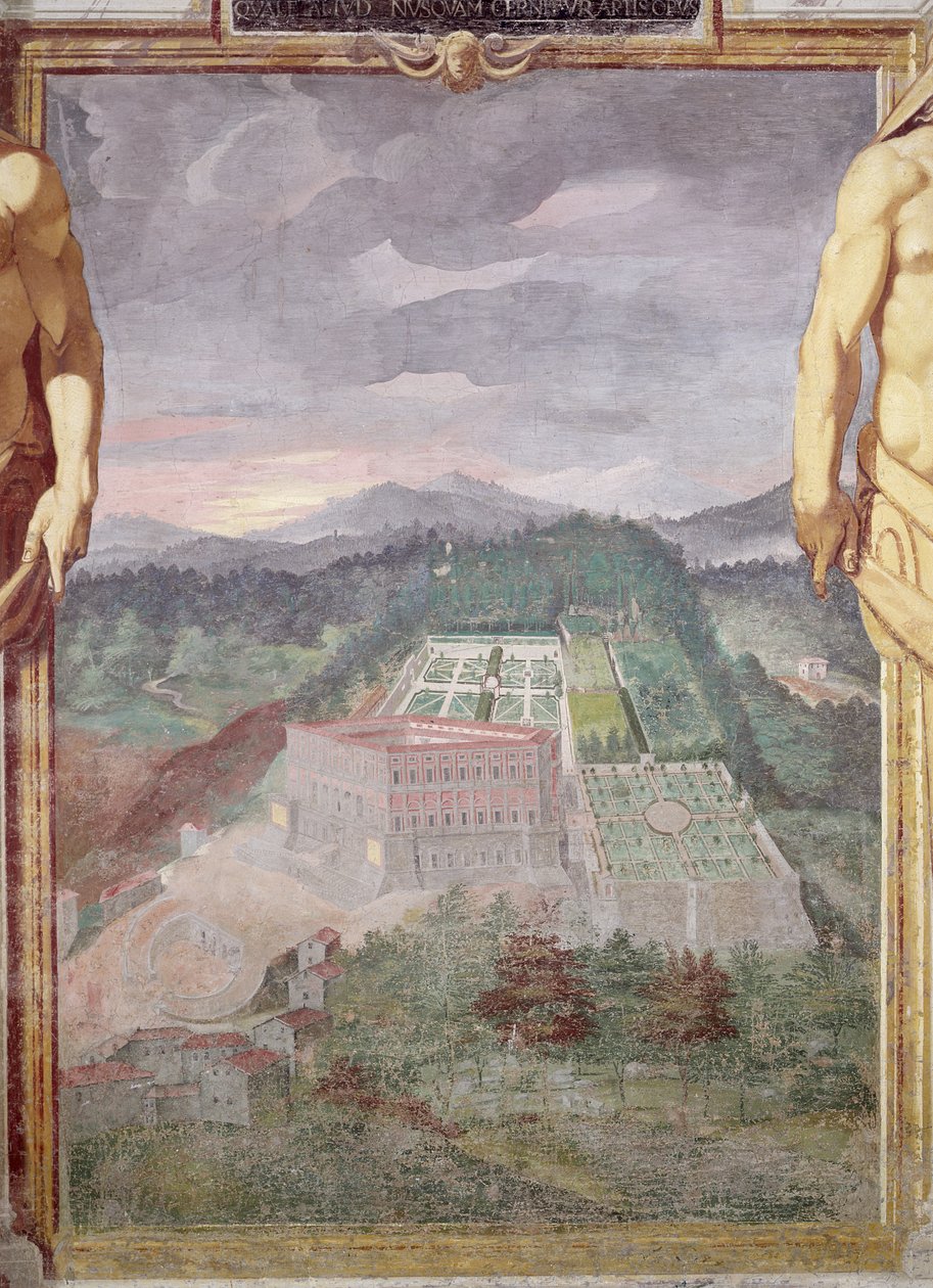 Villa di Caprarola, Villa Lanten loggiasta, 1568 tekijältä Raffaellino da Reggio