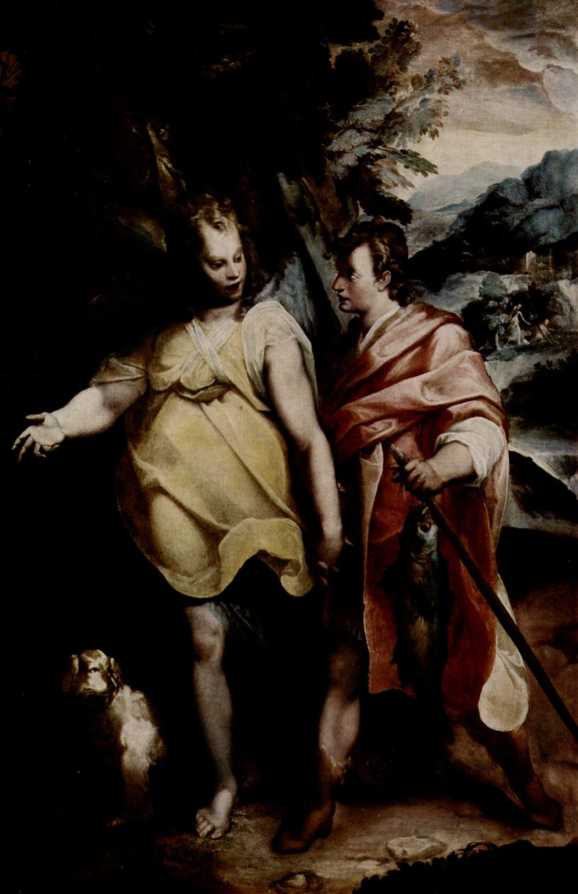 Tobias und der Engel tekijältä Raffaellino da Reggio