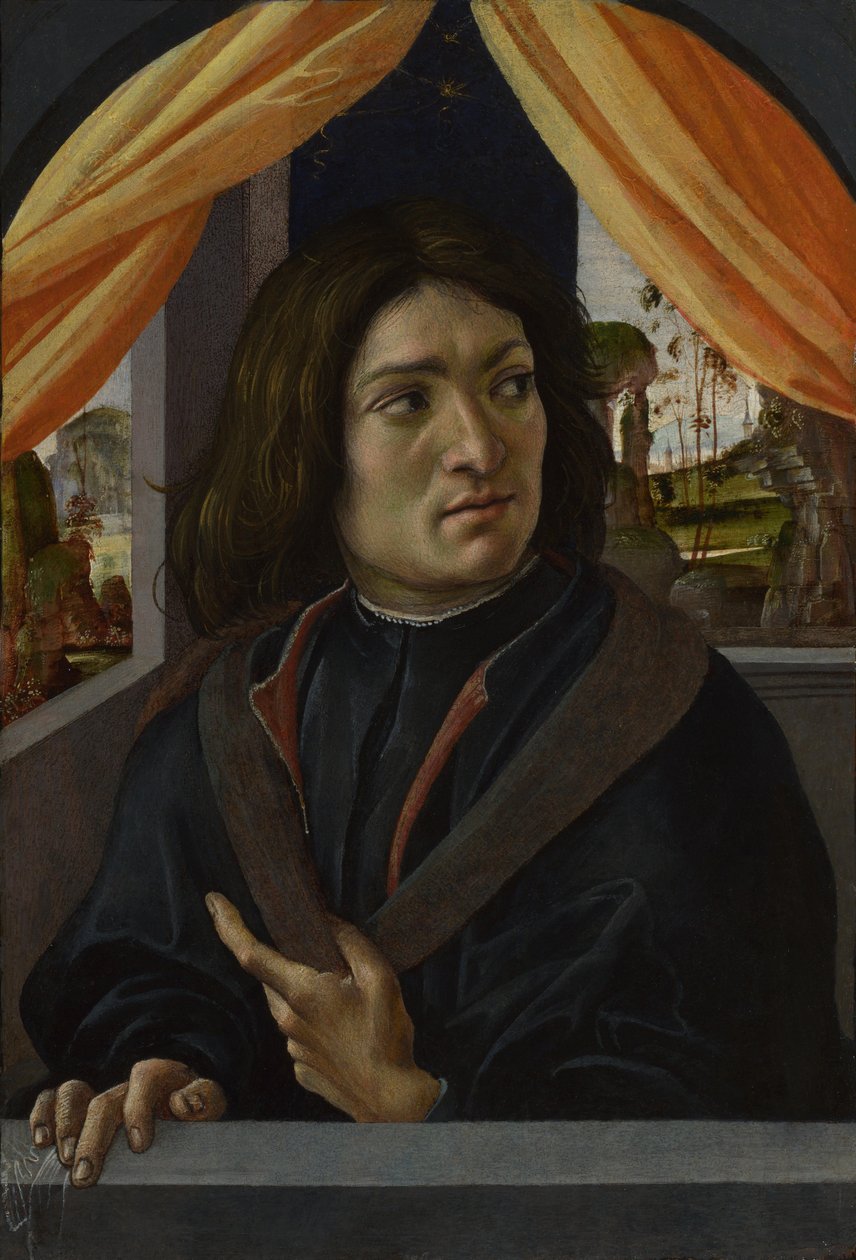 Miehen muotokuva, c. 1500 tekijältä Raffaellino del Garbo