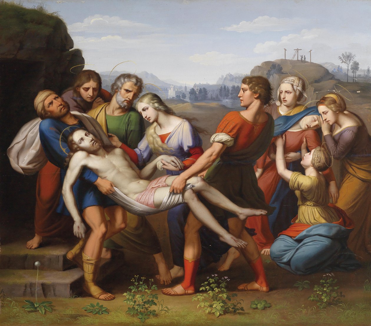 Grablegung Christi tekijältä Raffaello Sanzio Raphael