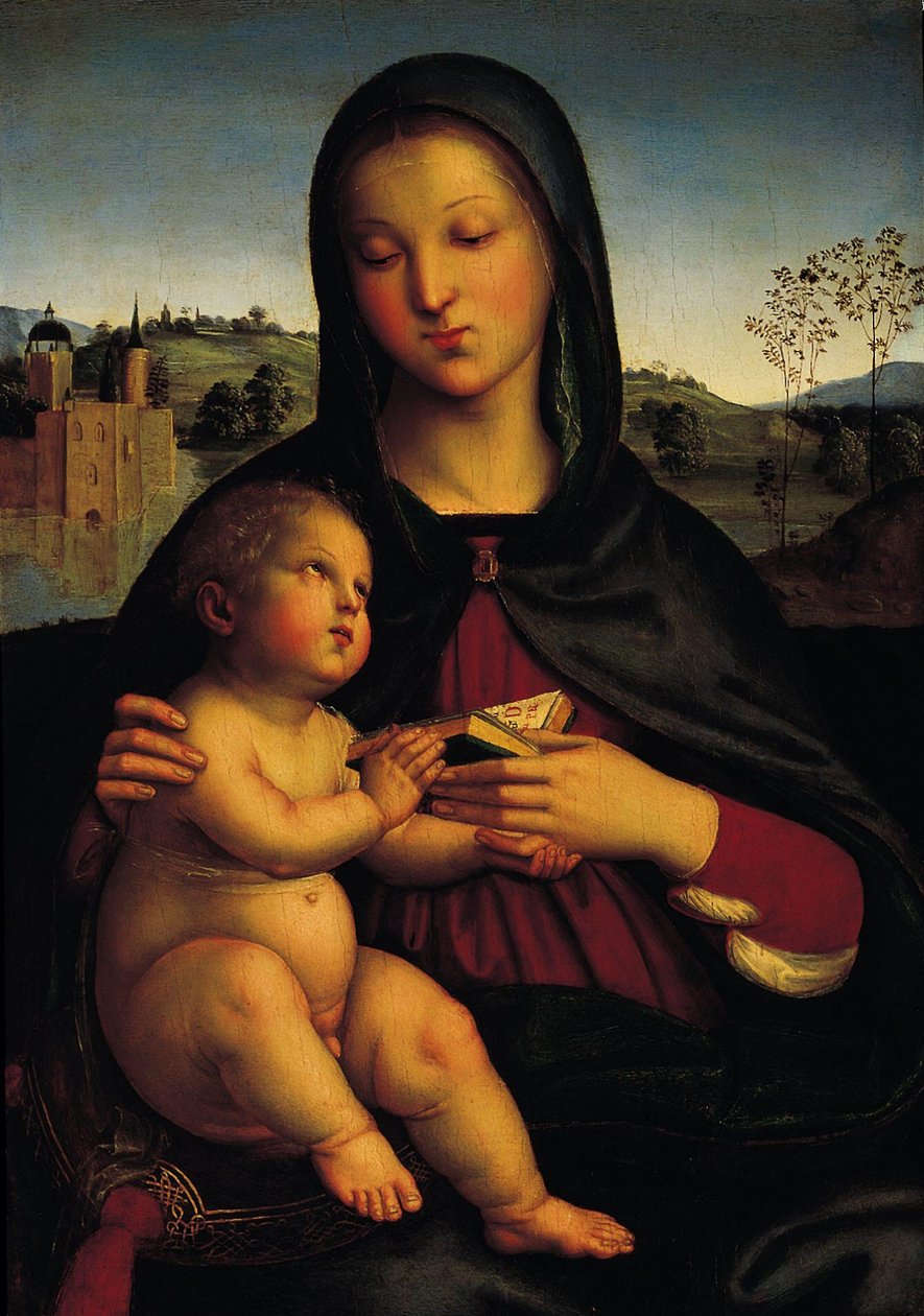 Madonna col Bambino on ilmainen tekijältä Raffaello Sanzio Raphael