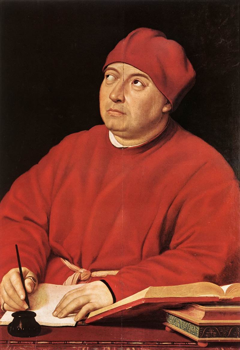 Tommaso Inghiramin muotokuva tekijältä Raffaello Sanzio Raphael
