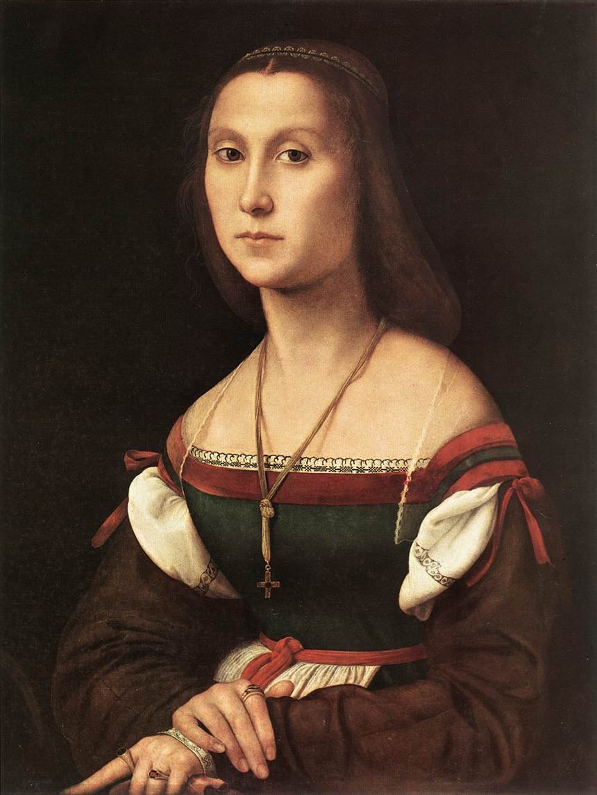Naisen muotokuva tekijältä Raffaello Sanzio Raphael
