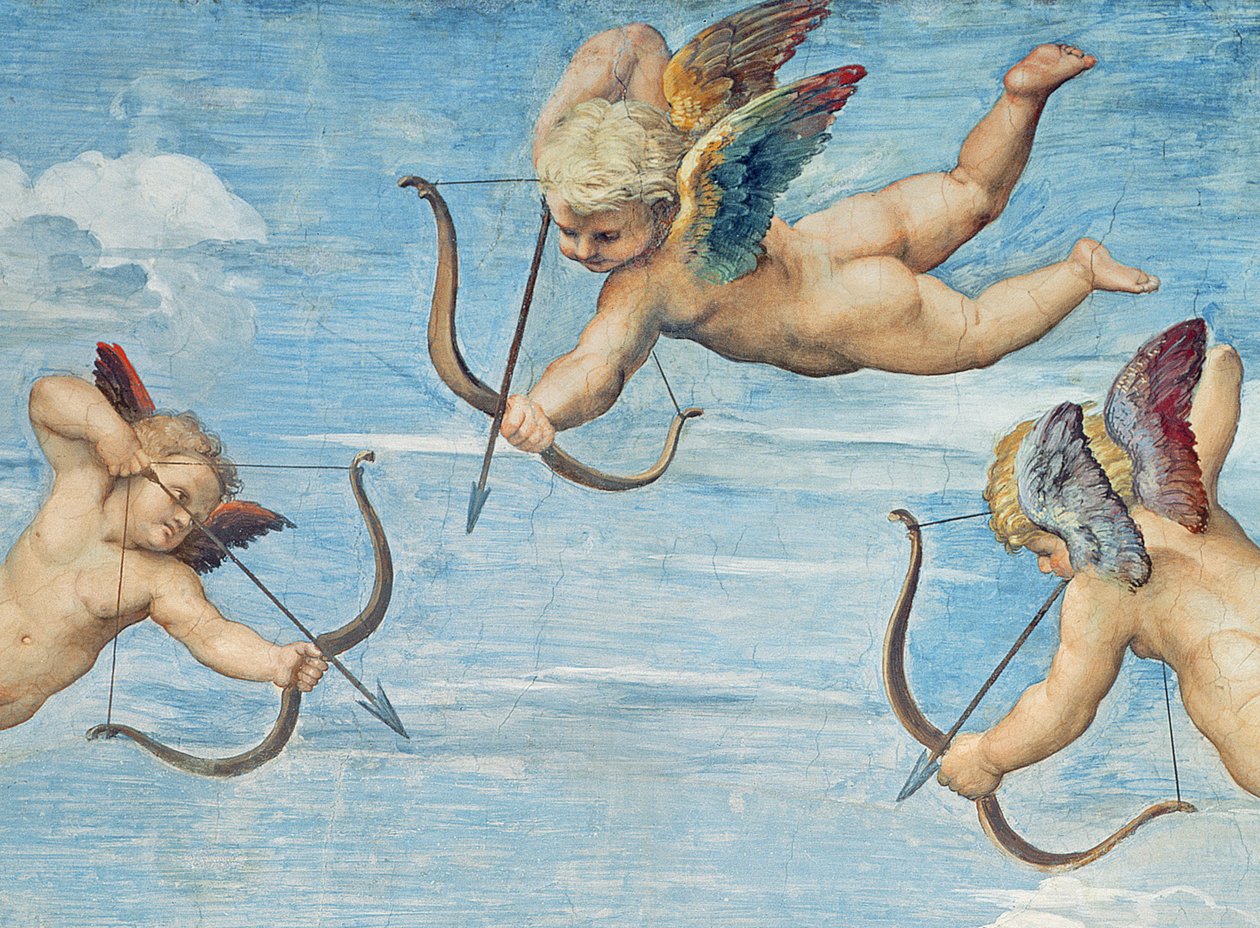 Galatean voitto, 1512-1514 (yksityiskohta 56473) tekijältä Raffaello Sanzio Raphael