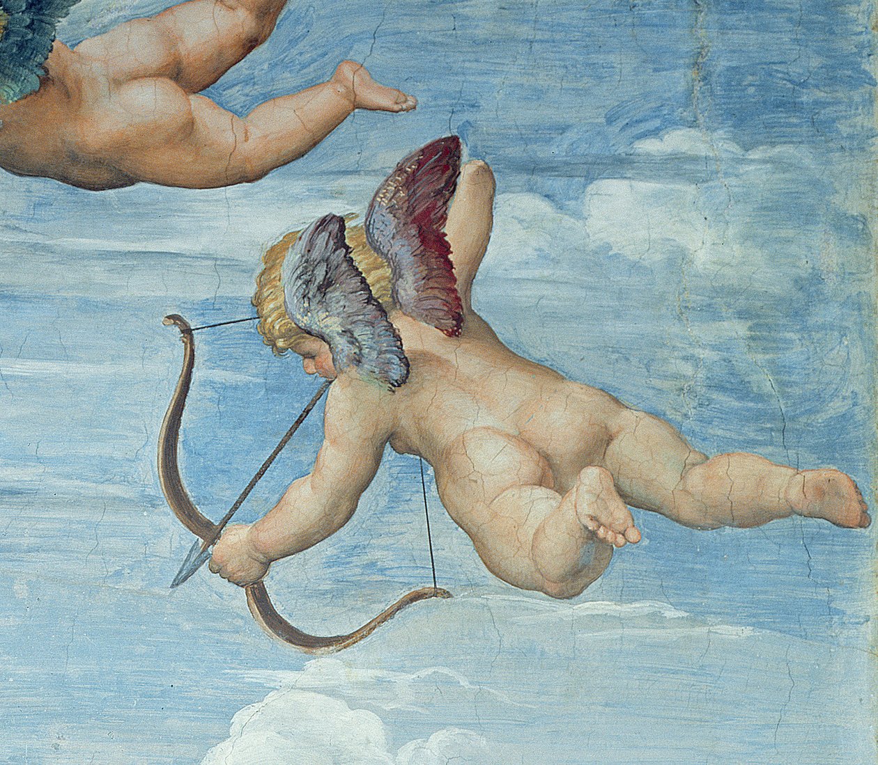Galatean voitto, 1512-1514 (yksityiskohta 56473) tekijältä Raffaello Sanzio Raphael