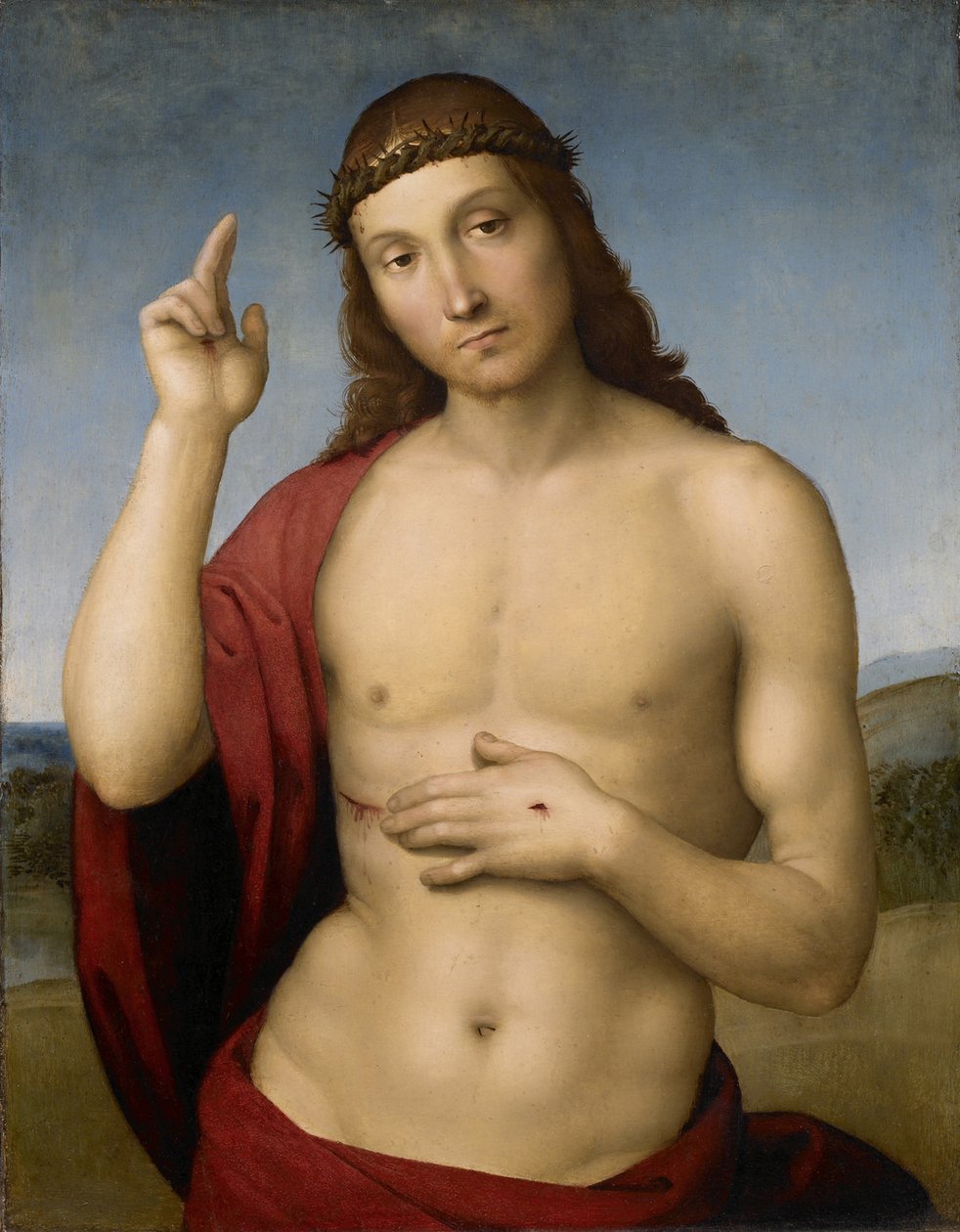 Kristuksen siunaus tekijältä Raffaello Sanzio Raphael