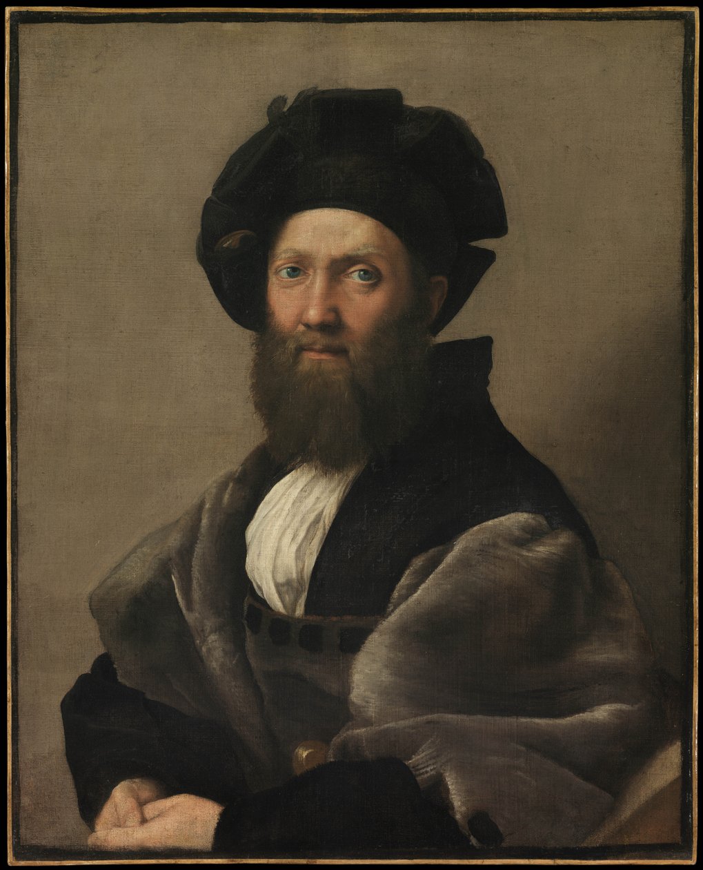 Baldassare Castiglionen muotokuva, noin 1515 tekijältä Raffaello Sanzio Raphael