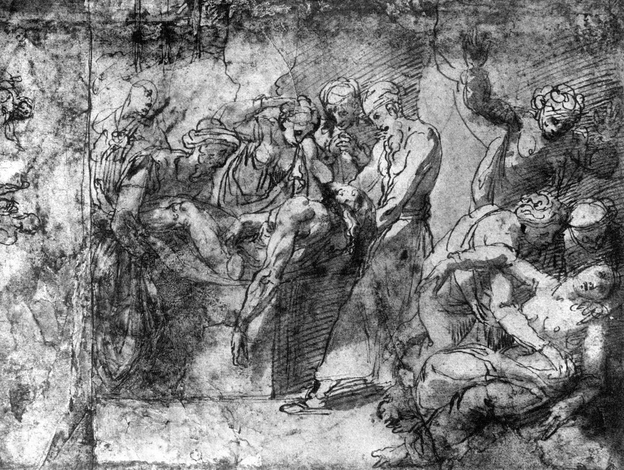 Study for an Tombment, Rafaelin ansiota, 1913. tekijältä Raffaello Sanzio Raphael