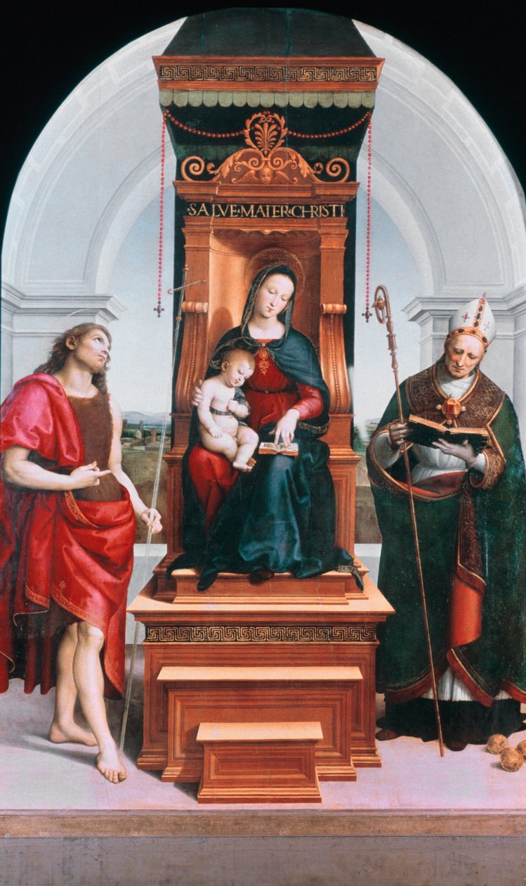 Ansidei Madonna, 1505 tekijältä Raffaello Sanzio Raphael