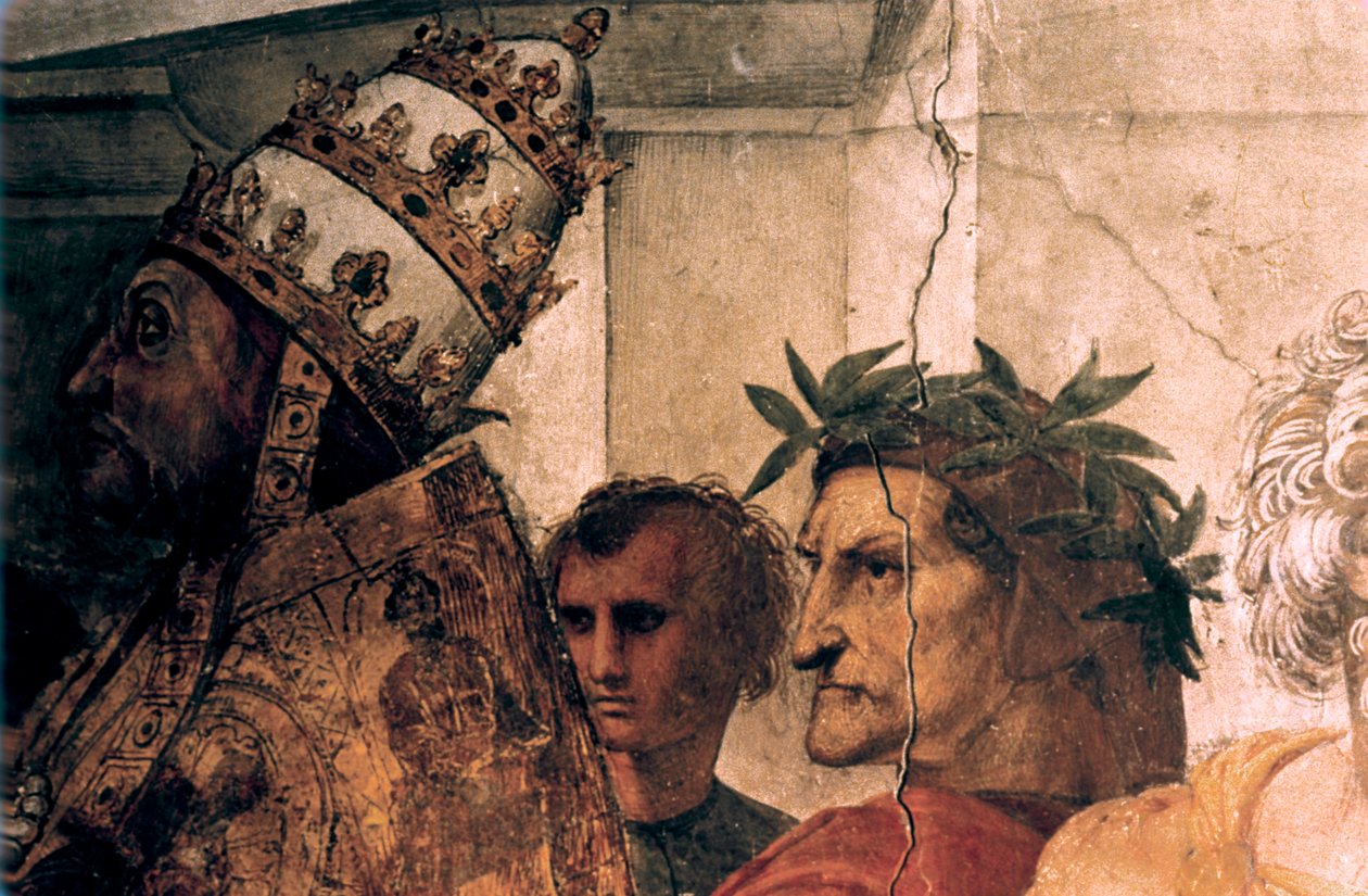 Kiista pyhästä sakramentista, 1508-1509 tekijältä Raffaello Sanzio Raphael