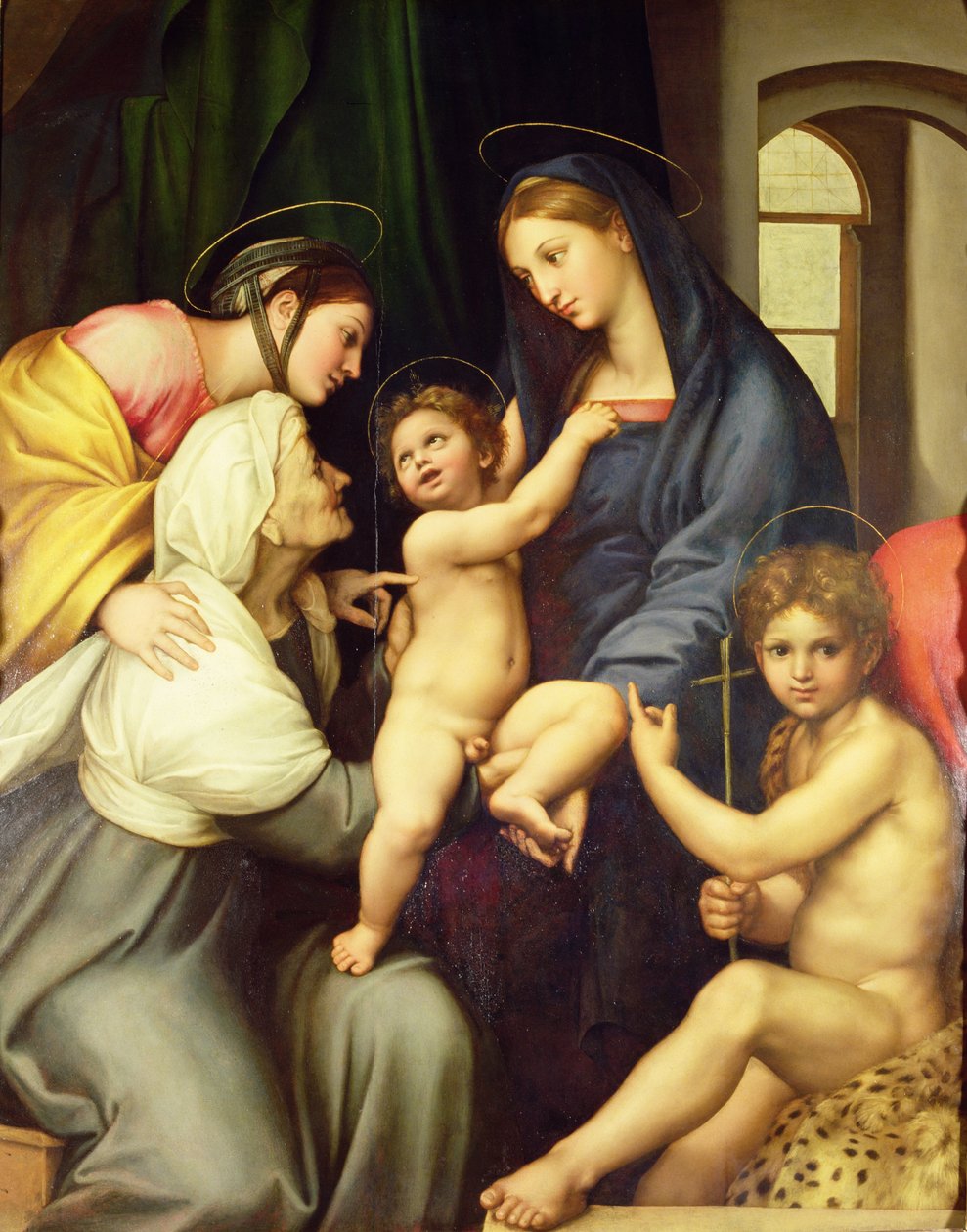 Pyhä perhe tekijältä Raffaello Sanzio Raphael