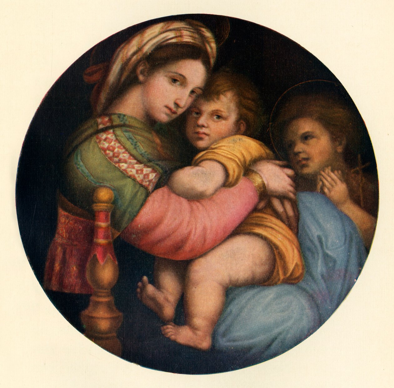 Madonna Della Sedia, c1514, c1912 tekijältä Raffaello Sanzio Raphael