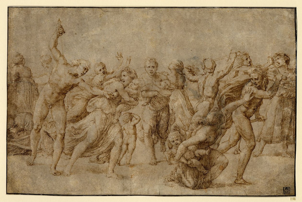 Viattomien verilöyly, n. 1512 tekijältä Raffaello Sanzio Raphael