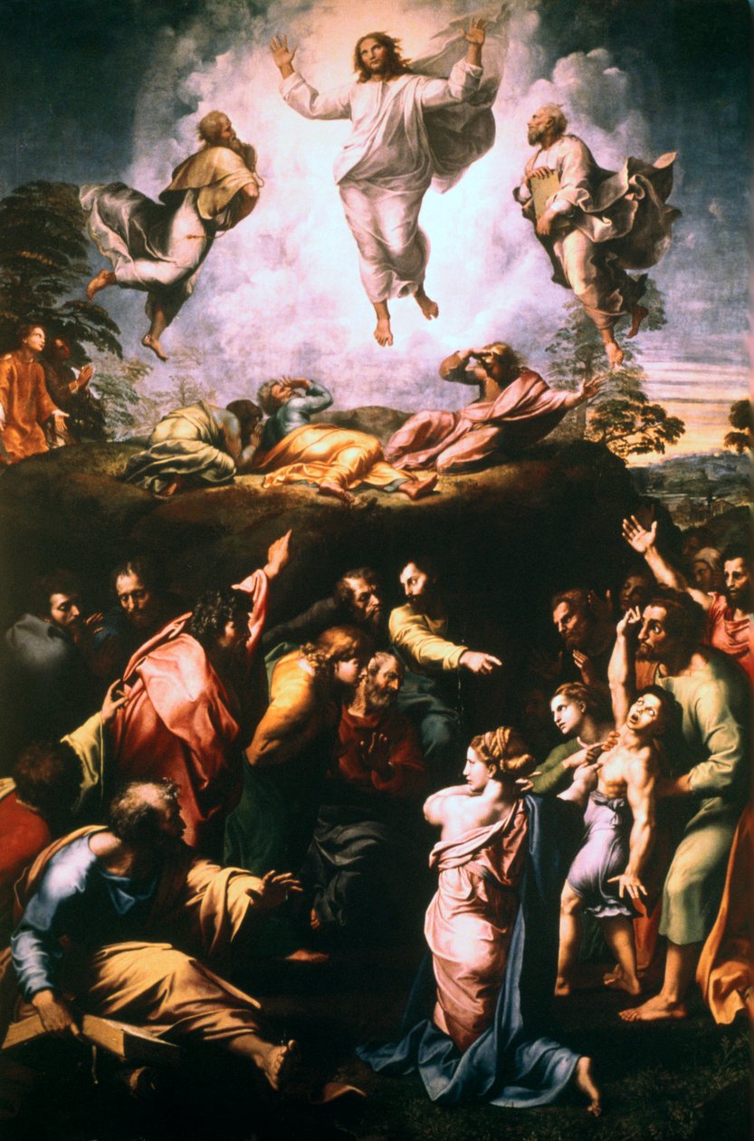 The Transfiguration, c1519-1520 tekijältä Raffaello Sanzio Raphael