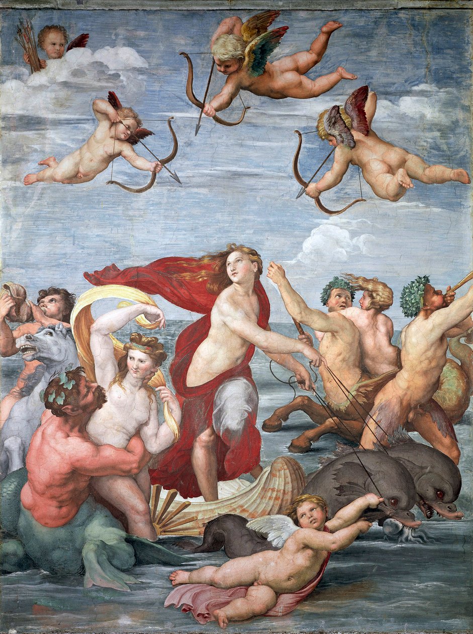 Galatean voitto, n. 1512 tekijältä Raffaello Sanzio Raphael