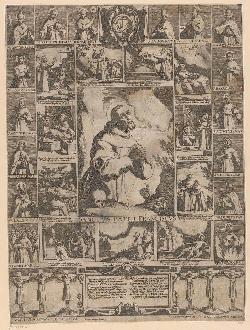Pyhän Franciscus Assisilaisen elämä tekijältä Raffaello Schiaminossi (possibly)