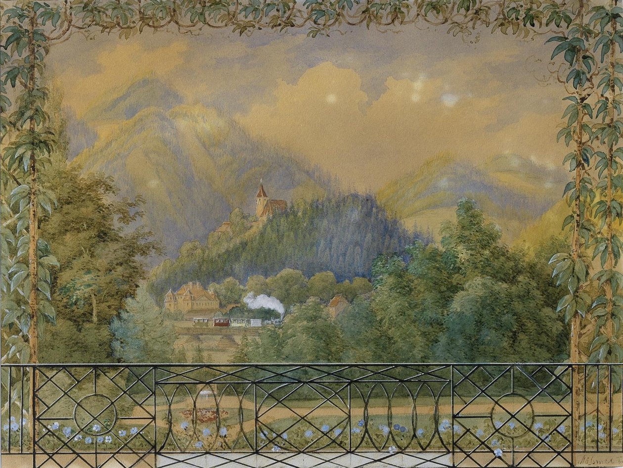 Blick von der Terrasse tekijältä Raimund Mössmer