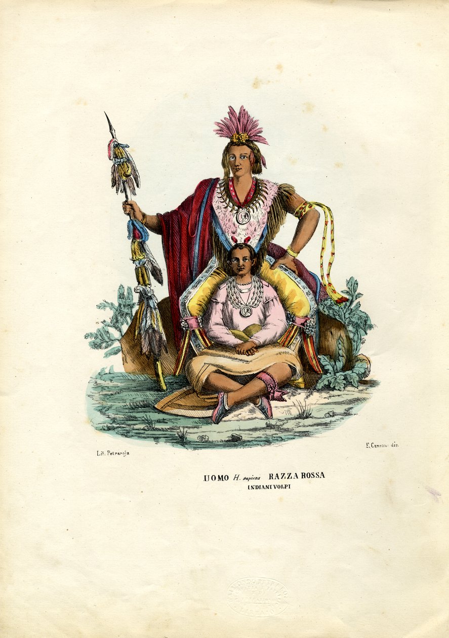 Intiaanit, 1863-79 tekijältä Raimundo Petraroja