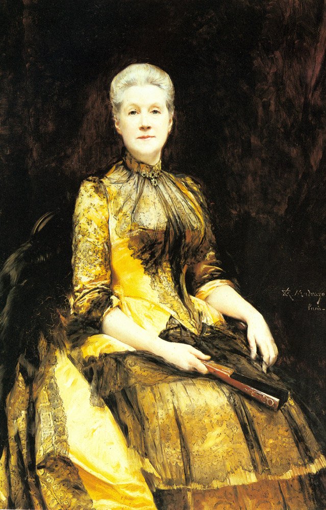 Rouva James Leigh Colemanin muotokuva tekijältä Raimundo de Madrazo y Garreta