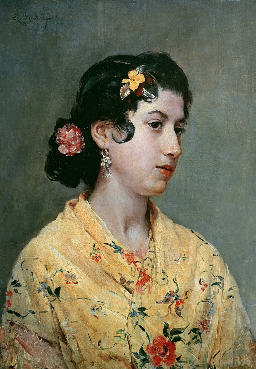 Andalusialainen nainen, 1898 tekijältä Raimundo de Madrazo y Garreta