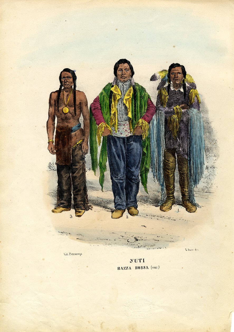 Yuti-intiaanit, 1863-79 tekijältä Raimundo Petraroja