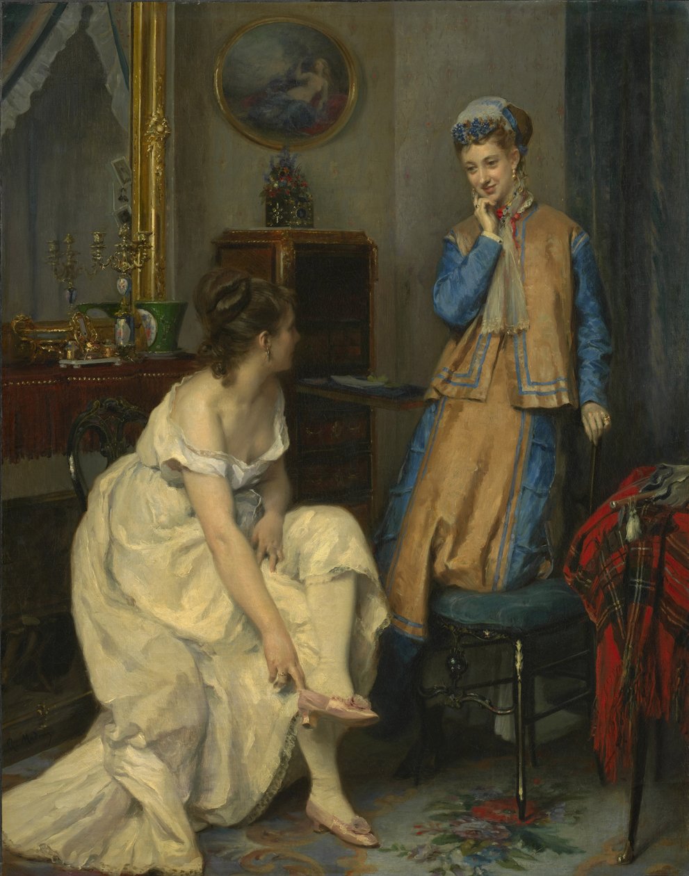 Luottamus, n. 1870 tekijältä Raimundo de Madrazo y Garreta