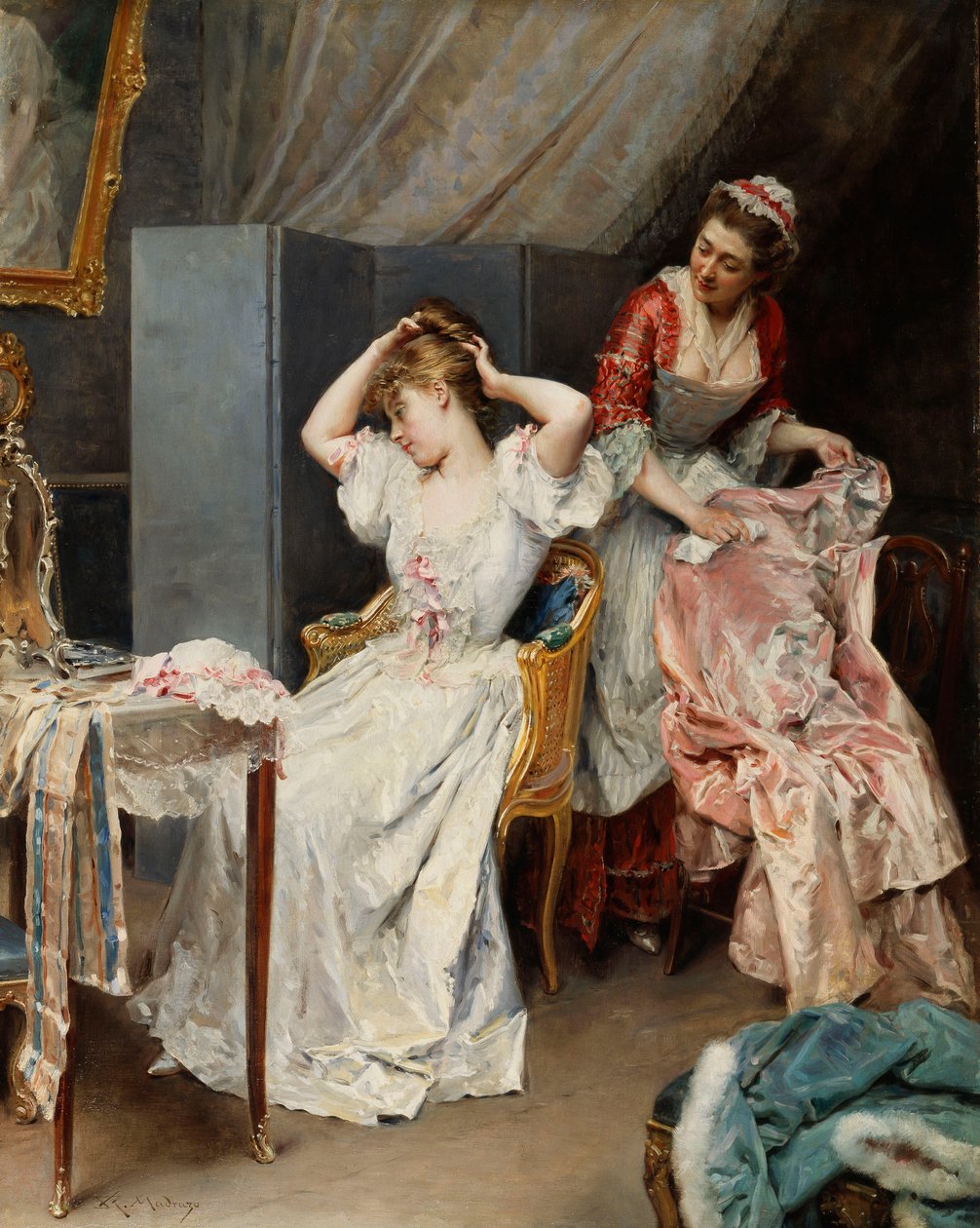 WC, n. 1890-1900 tekijältä Raimundo de Madrazo y Garreta