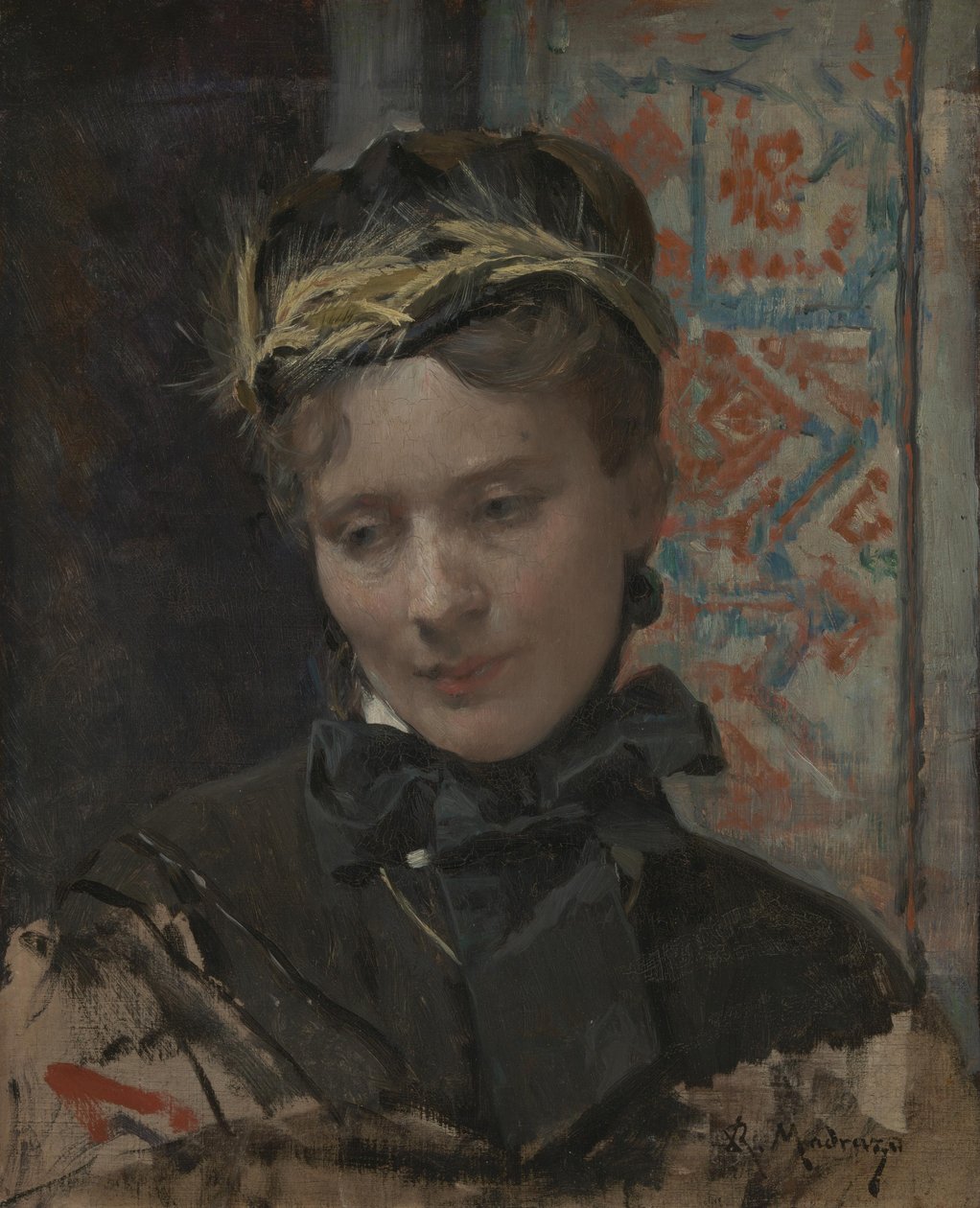 Naisen muotokuva, 1885-1896 tekijältä Raimundo de Madrazo y Garreta