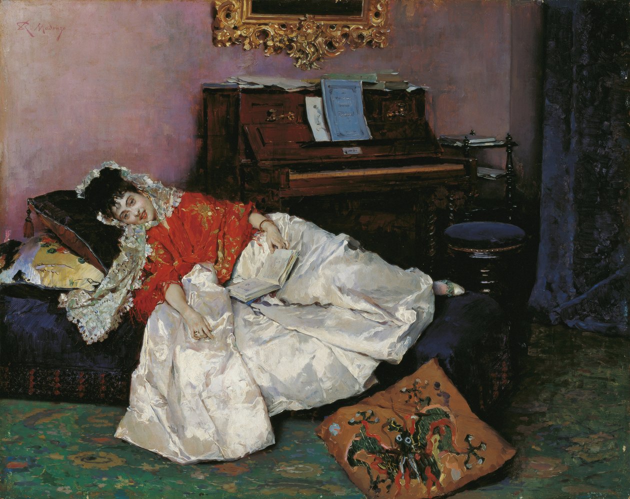 Lukeminen Aline Masson tekijältä Raimundo de Madrazo y Garreta