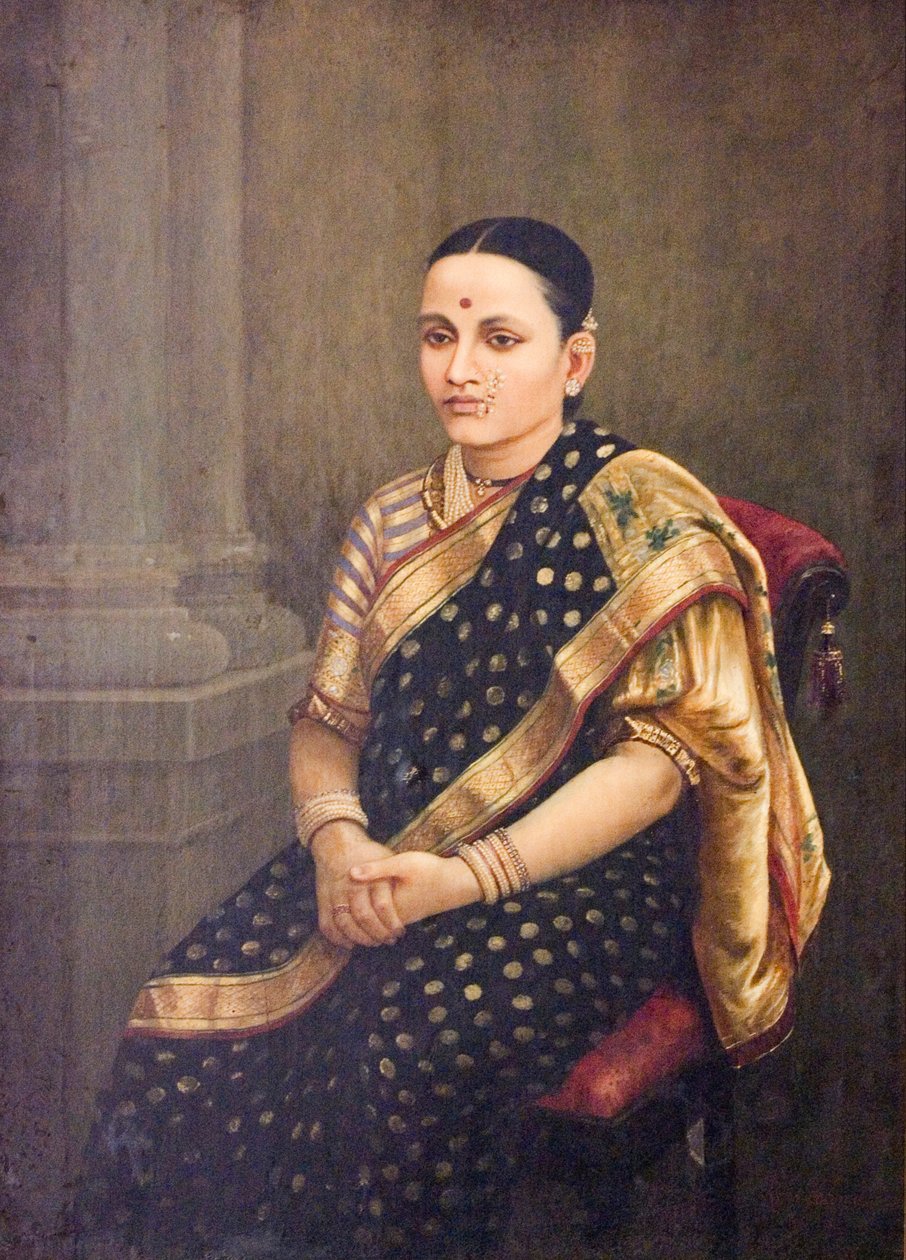 Naisen muotokuva tekijältä Raja Ravi Varma