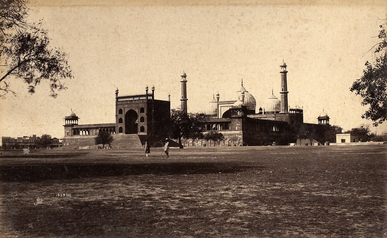 Jama Masjid Musaqi, Delhi, 1886 tekijältä Raja Deen Dayal