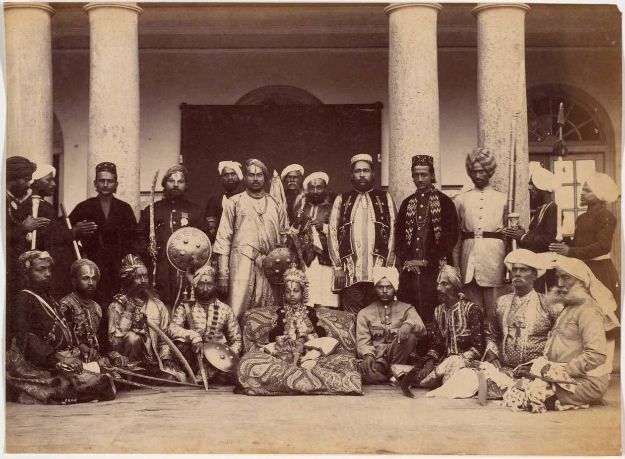 Rewan maharadža ja sardarit tekijältä Raja Deen Dayal