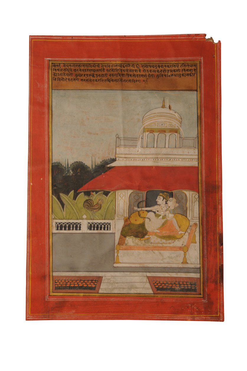 Ragamalan pienoismaalaus, Rajasthan luultavasti Bundi, 1800-luvun alku tekijältä Rajasthani School
