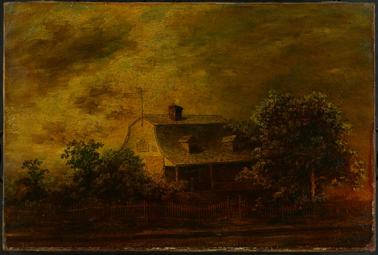 F. B. Guestin maalaistalo, n. 1868 tekijältä Ralph Albert Blakelock