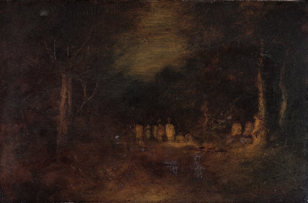 Vangittu, 1879 tekijältä Ralph Albert Blakelock