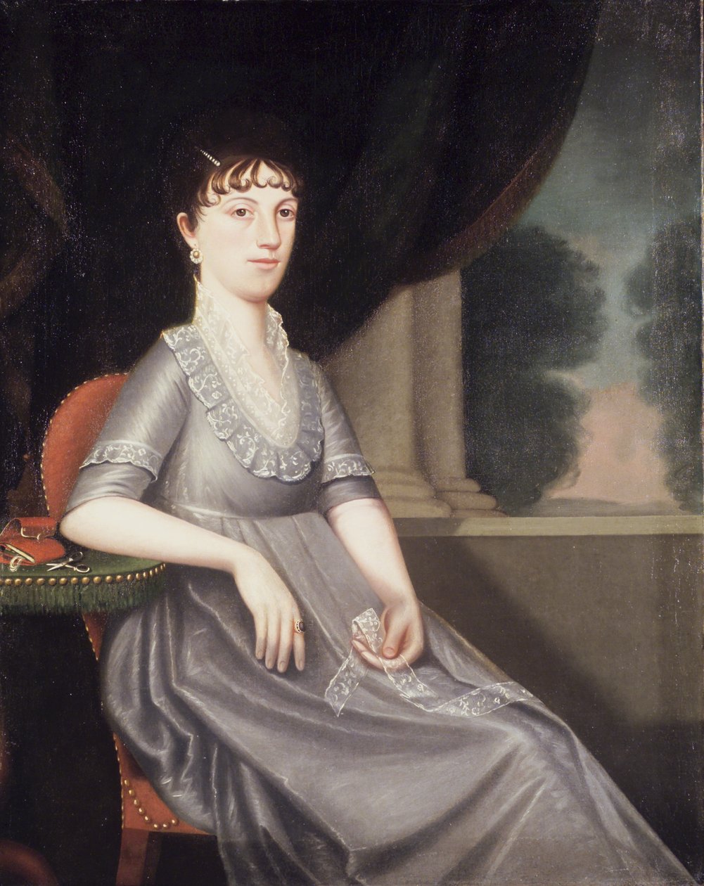 Rouva Ebenezer Porter (Lucy Patty Pierce Merwin) n. 1804 tekijältä Ralph Eleaser Whiteside Earl