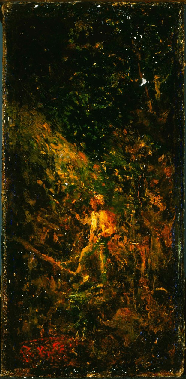 Hahmo maisemassa tekijältä Ralph Albert Blakelock