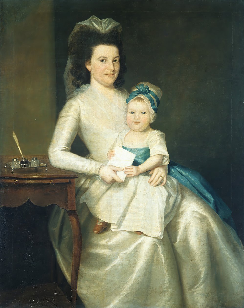 Lady Williams ja lapsi, 1783. tekijältä Ralph Earl
