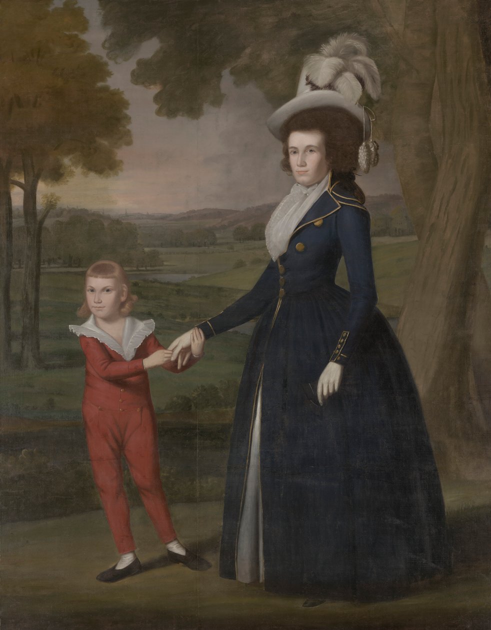 Laura Wolcott Moseley ja Charles Moseley (1761 tekijältä Ralph Earl