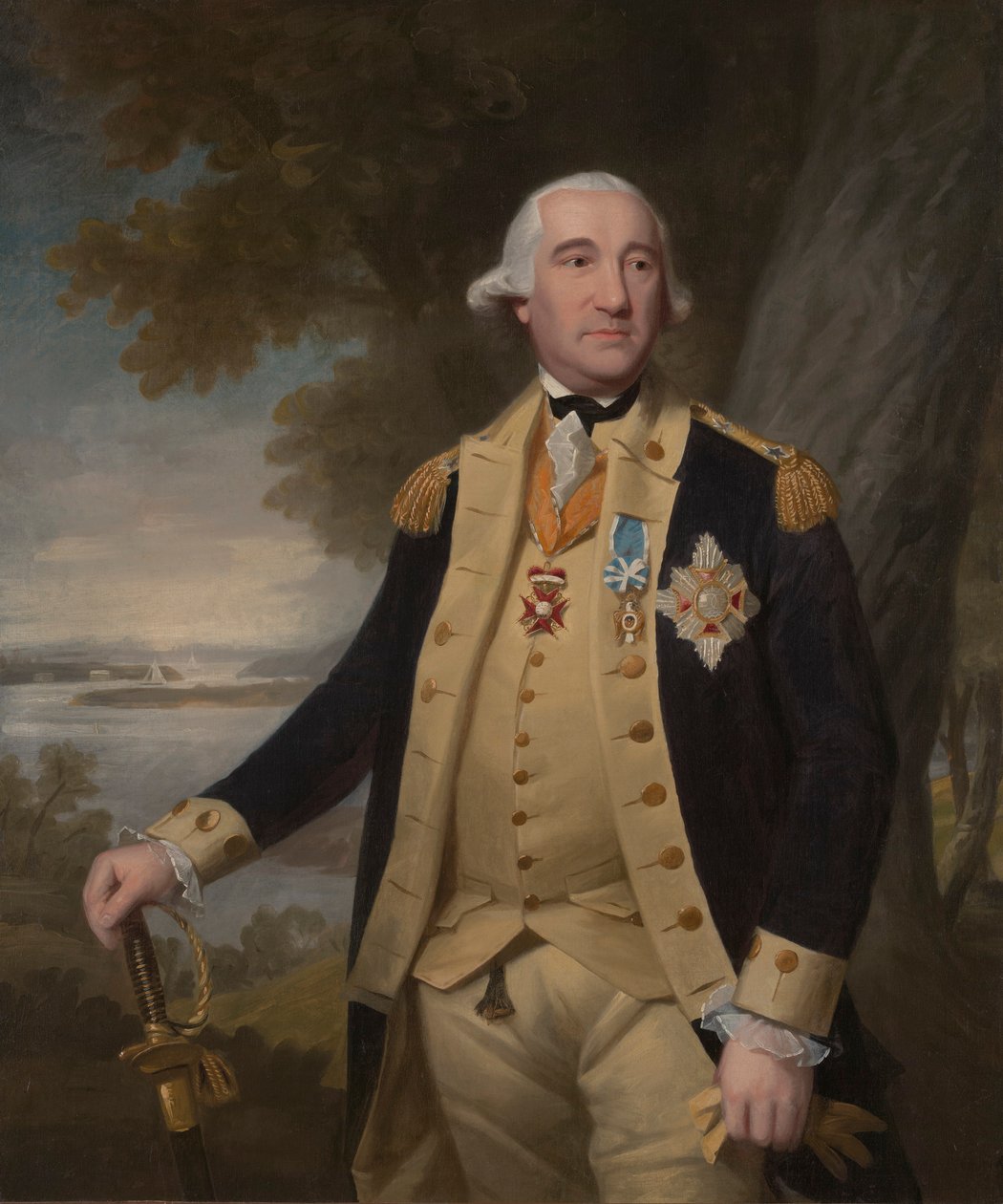 Kenraalimajuri Friedrich Wilhelm Augustus, vapaaherra von Steuben tekijältä Ralph Earl