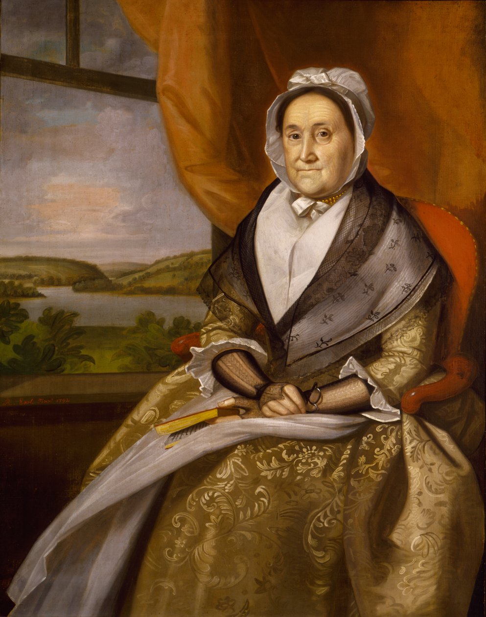 Rouva Joseph Wright, 1792. tekijältä Ralph Earl