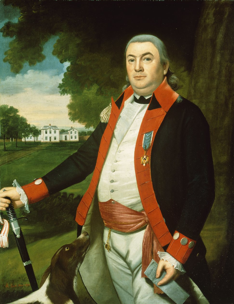 Muotokuva kapteeni John Prattista, Middleton, Connecticut, 1792 tekijältä Ralph Earl